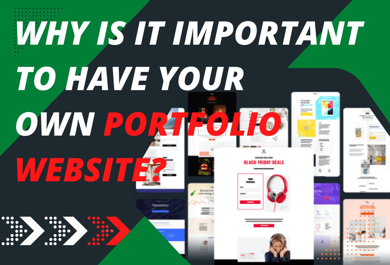 Why is it important to have your own portfolio website?