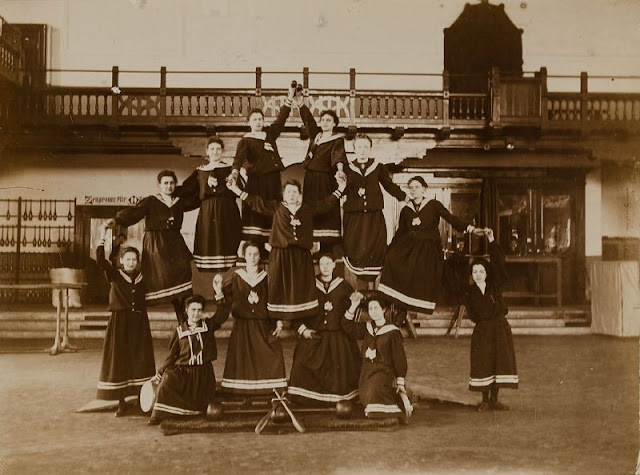 Exhibición de gimnasia sueca en Hamburgo en 1902