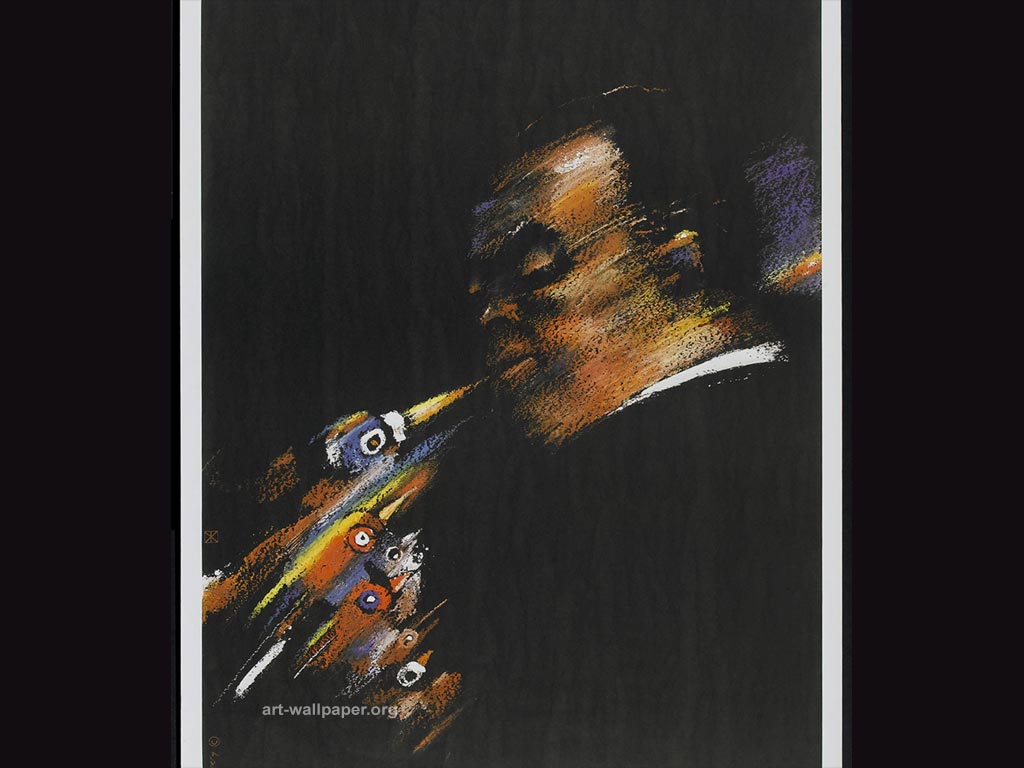 Jazz Wallpaper, Paintings, Art Print, Poster, Art Wallpapers