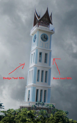 Photoshop, Indonesia, Jam Gadang Tutorial