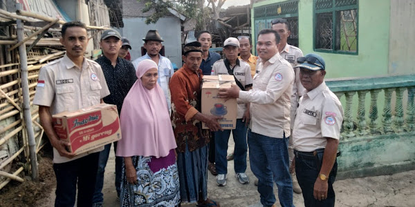 Gapta memberikan bantuan Kepada saudara kita yang Terkena musibah kebakaran.