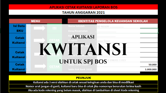 aplikasi kwitansi excel