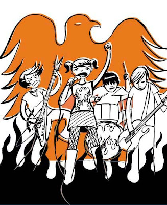 illustration friday phoenix rock band