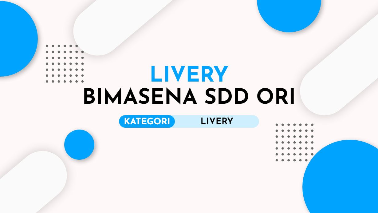 Download Livery Bussid Bimasena SDD Double Decker Terbaru