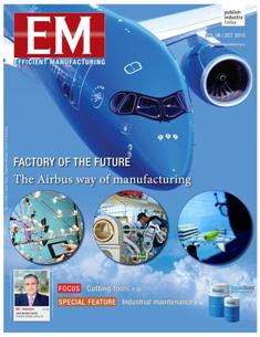 EM Efficient Manufacturing - October 2015 | TRUE PDF | Mensile | Professionisti | Tecnologia | Industria | Meccanica | Automazione
The monthly EM Efficient Manufacturing offers a threedimensional perspective on Technology, Market & Management aspects of Efficient Manufacturing, covering machine tools, cutting tools, automotive & other discrete manufacturing.
EM Efficient Manufacturing keeps its readers up-to-date with the latest industry developments and technological advances, helping them ensure efficient manufacturing practices leading to success not only on the shop-floor, but also in the market, so as to stand out with the required competitiveness and the right business approach in the rapidly evolving world of manufacturing.
EM Efficient Manufacturing comprehensive coverage spans both verticals and horizontals. From elaborate factory integration systems and CNC machines to the tiniest tools & inserts, EM Efficient Manufacturing is always at the forefront of technology, and serves to inform and educate its discerning audience of developments in various areas of manufacturing.