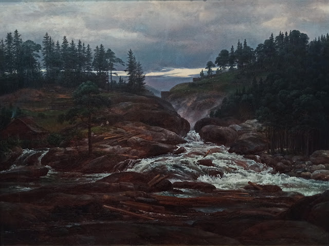 The Lower Falls of the Labrofoss by Johan Christian Dahl