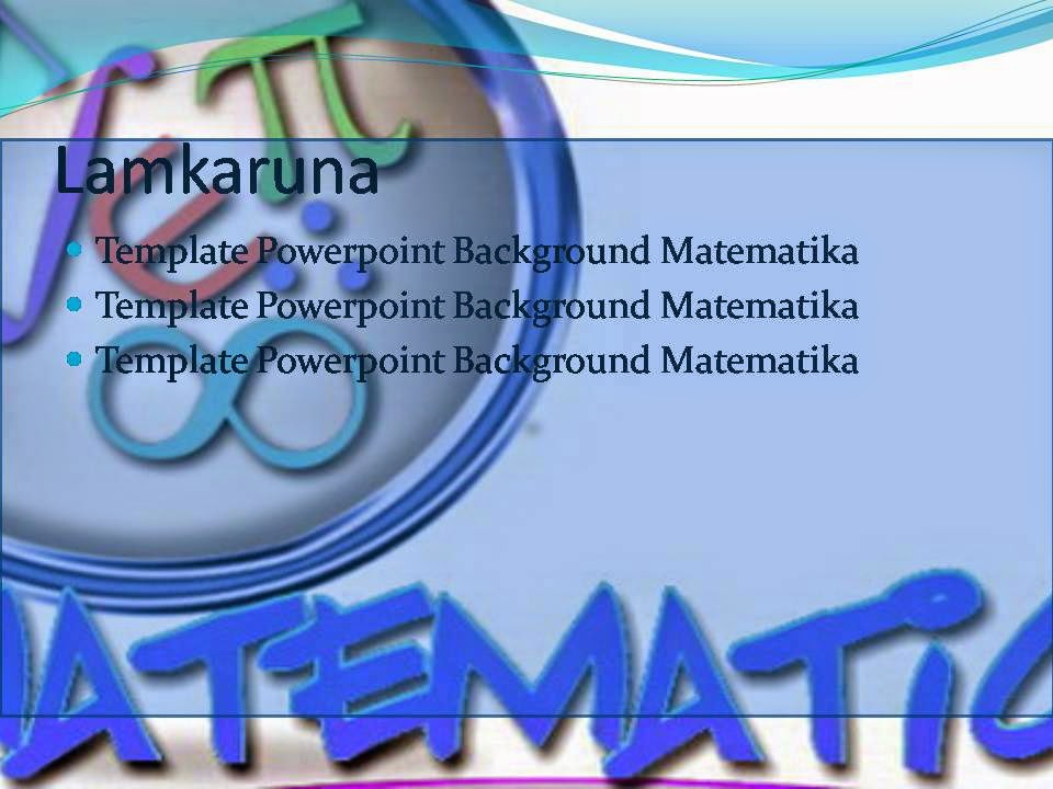Template Powerpoint Background Matematika - Deqwan1 Blog