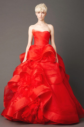 Vera Wang Bridal Fall 2012