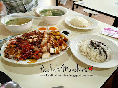 Paulin's Muchies - Xin Heng Kee Chicken and Duck Rice at Pek Kio market - roast chicken, duck and meat with tau kua and egg