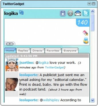 twittergadget, twitter, gmail, igoogle, google gadget