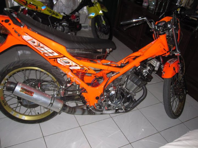 AIRBRUSH CUTTING SATRIA FU 150 ORANGE