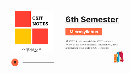 BSc csit 6th Sem Micro Syllabus