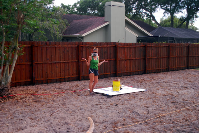 Staining A Fence