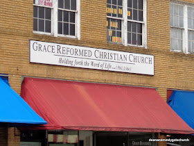 Grace Reformed, on the square in Harrison