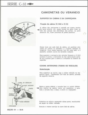 Manual de serviço Chevrolet C10