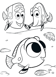Cute Nemo Fish Coloring Pages FOR Kids