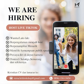 LOKER di MIRACLE ONLINE SHOP