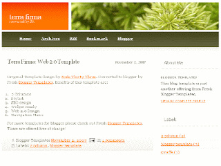 Download Free Blogger Template | Terra Firma