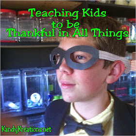 Teach kids to give thanks in all things