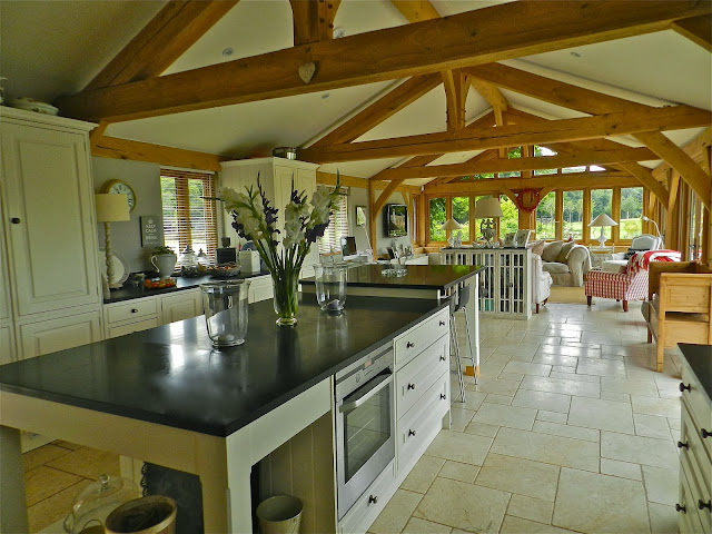 Farrow and Ball Elephant's Breath kitchen