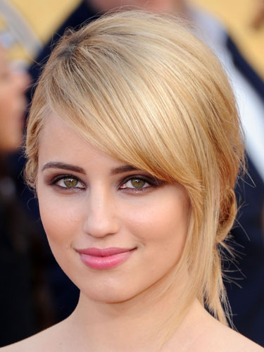 Dianna Agron hair and makeup