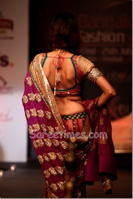 designer sarees in bangalore. Designer saree, Pink Saree,