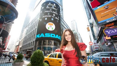 Preity Zinta Rings Opening Bell