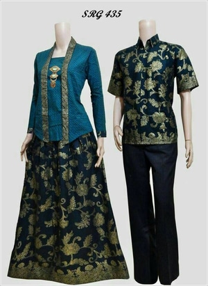 Model Baju Batik Sarimbit Modern Untuk Pasangan Couple 