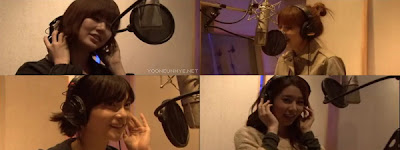 Yoon Eun Hye, Park Han Byul, Cha Ye Ryun, dan Yoo Di In Na bernyanyi dalam My Black Mini Dress OST