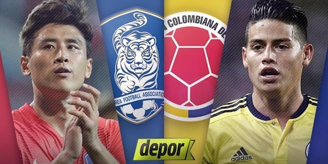 Colombia vs Corea Del Sur en vivo - ONLINE Amistoso Internacional 10 de Noviembre