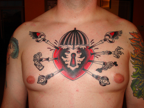 chest tattoos for men