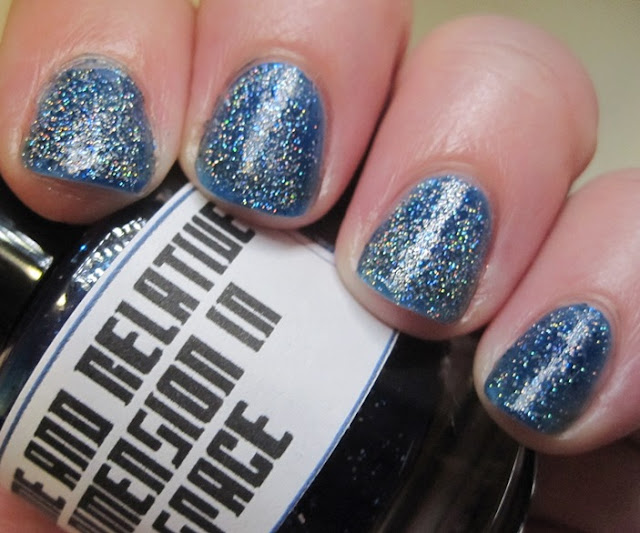 Orly Sparkling Garbage over LynBDesigns TARDIS