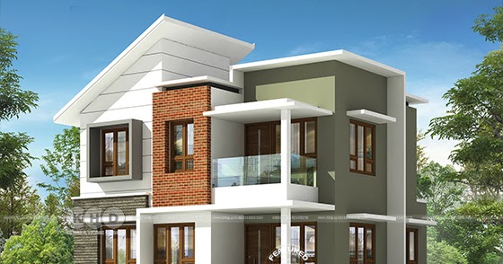  25 lakhs cost estimated 1500 sq  ft  contemporary home 