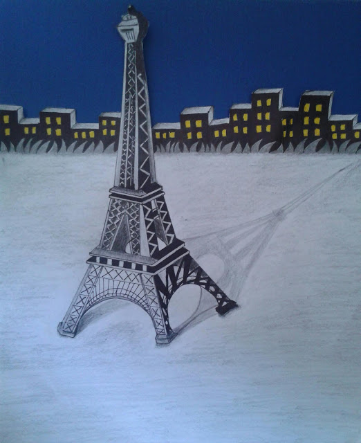 ILMU PENGETAHUAN Gambar  3D  menara  eiffel 