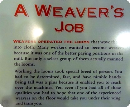 weaver's job description