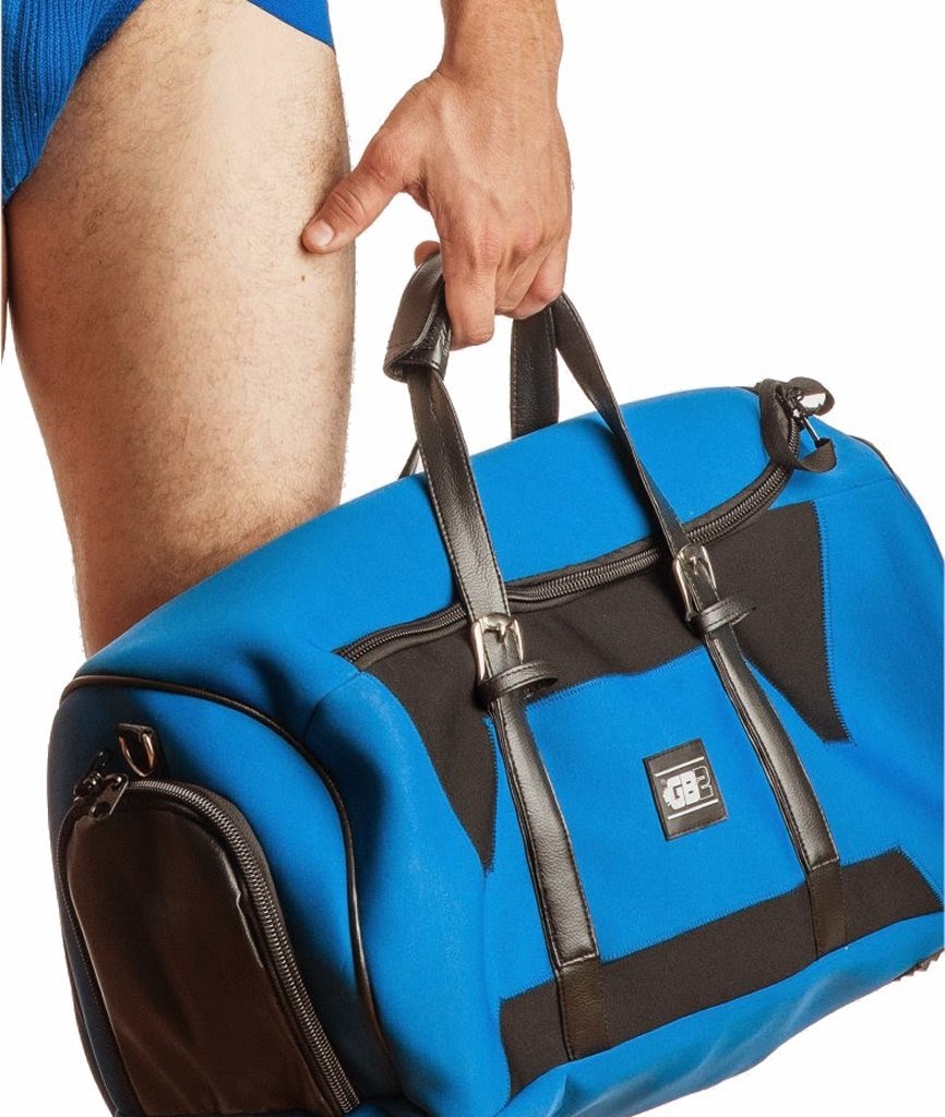 GBGB Wear Neoprene Gym Bag Royal Blue Cool4guys