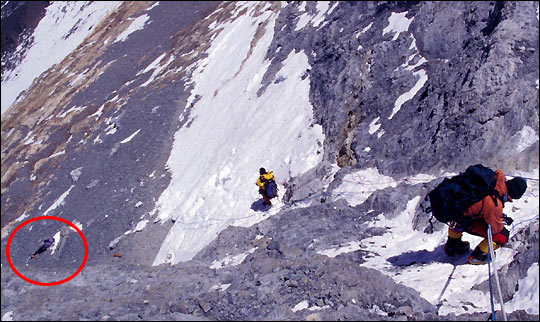 The corpses of Mt. Everest