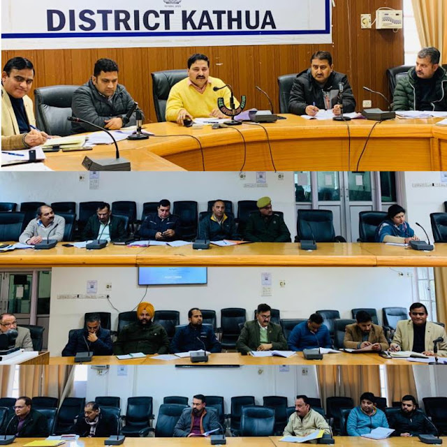 DC Kathua reviews Action Taken on issues of district highlighted during Divisional Administration meet