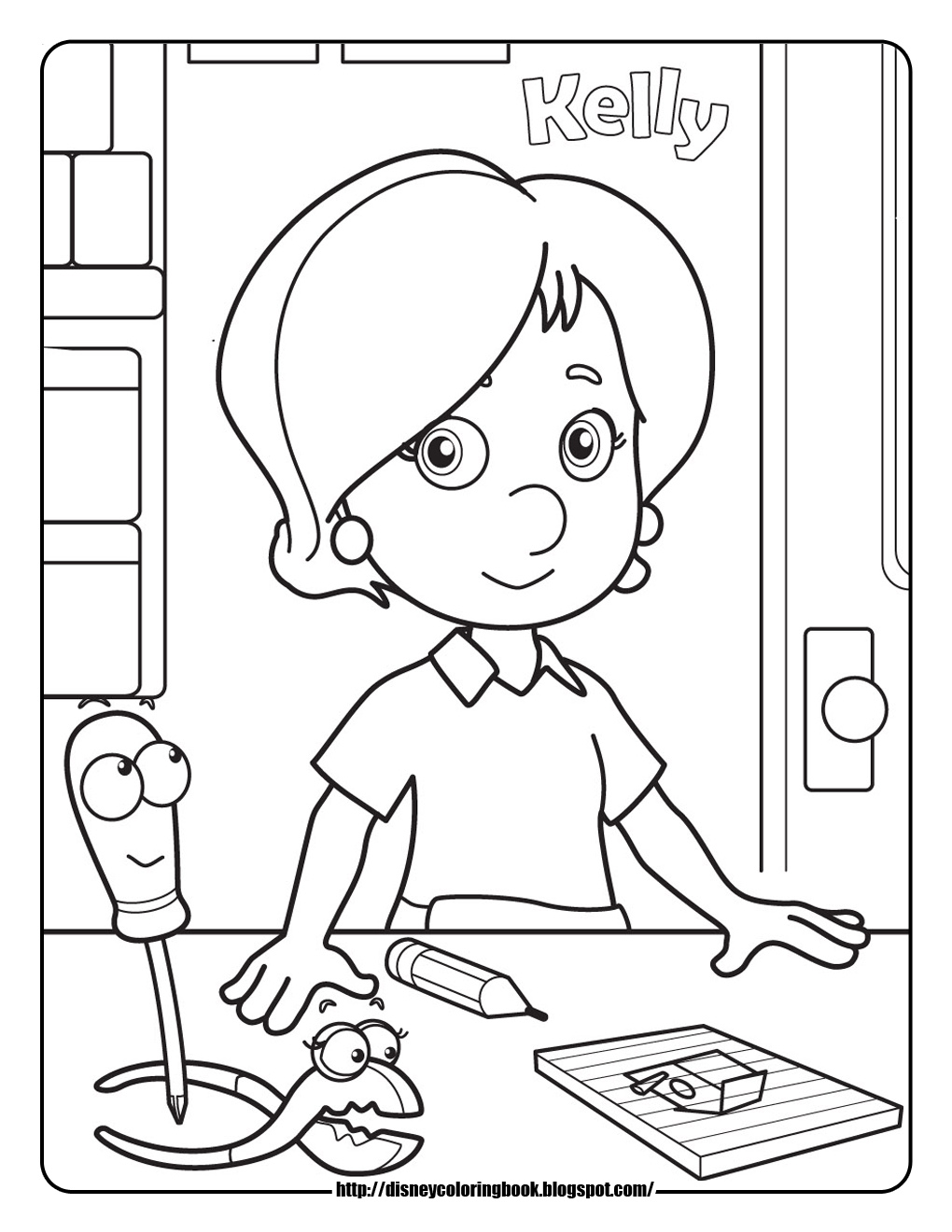 Handy Manny Coloring Pages 6