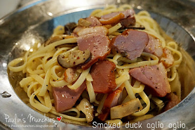 Smoked duck aglio oglio - 49 Seats at The Centerpoint Orchard - Paulin's Munchies