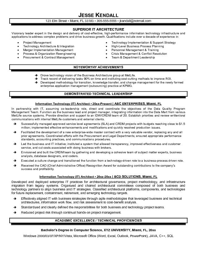 Architecture Resume Sample6