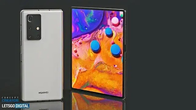 Huawei Mate X2 is seen in spectacular render