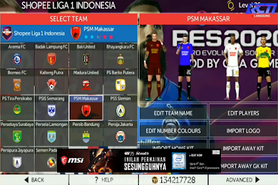 Download Game Android FTS Mod PES 2020 Shopee Liga 1 Indonesia 