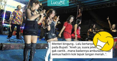 Cerita Lucu 'Konser Dangdut dan Pak Menteri' Ini Bikin Ngakak Sampai Lemas