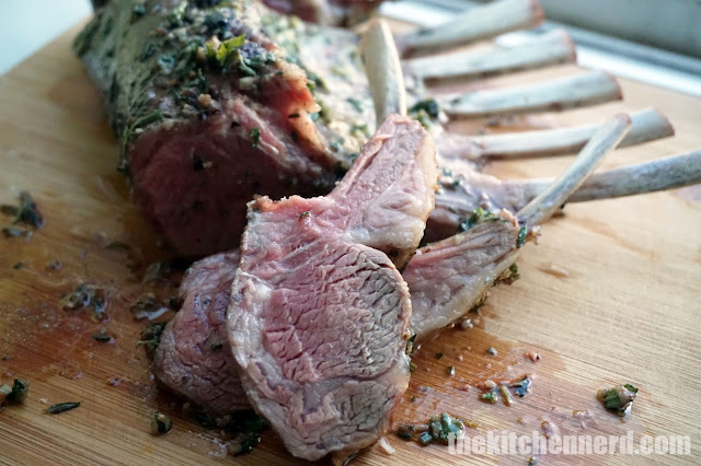 Roasted Lamb Rack | The Kitchen Nerd