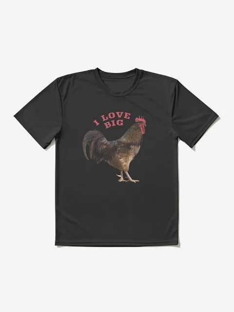 I Love big cock statement t-shirt.