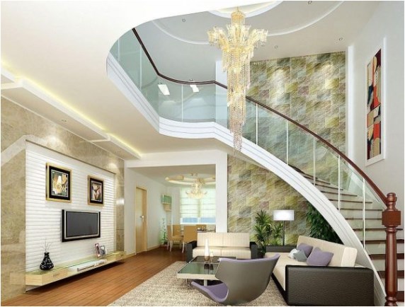 30 Living Room With Staircase Models For Your Home