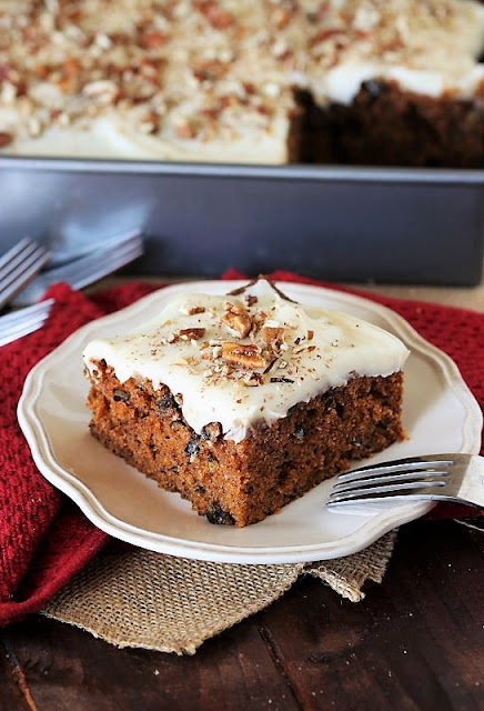 Carrot Cake Sheet Cake with Cream Cheese Frosting Image