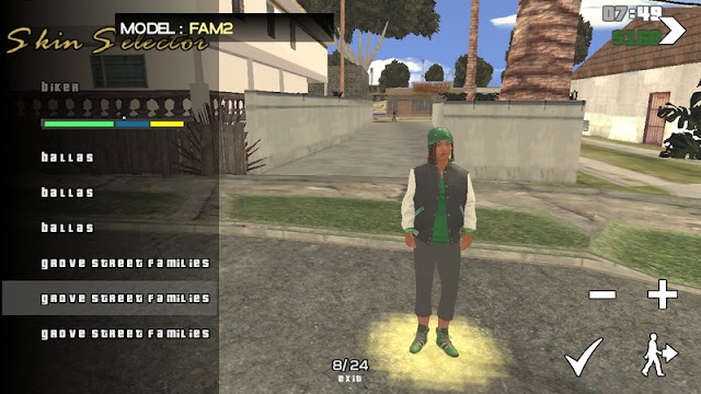 high quality gang members mod for GTA SA Android download gtaam