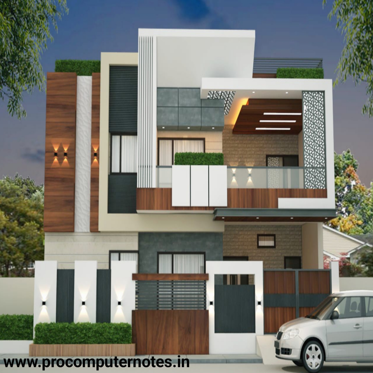 Low Cost Normal House Front Elevation Designs | कम लागत ...